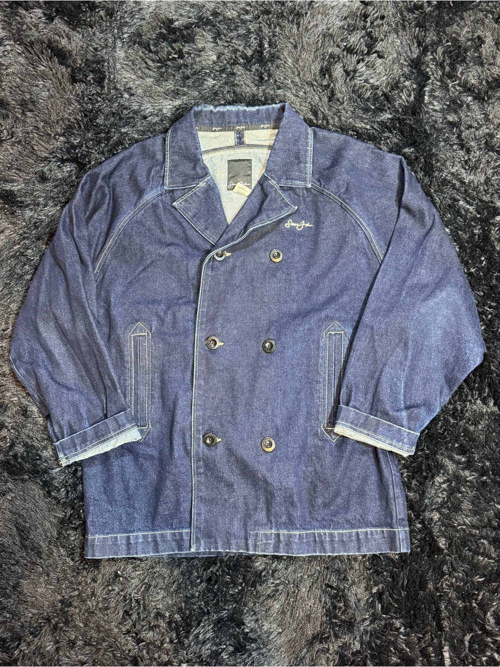 Vintage Sean John Dark Blue Denim Jacket